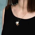 Upcycle with Jing Jasmine Necklace, Gold
