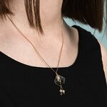 Upcycle with Jing Clear Lily Drop Necklace
