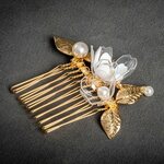Upcycle with Jing Clear & White Jasmine Hairpin
