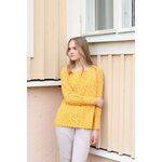 Puuvillatehdas Lynn Shirt, Little Flower Yellow