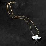 Upcycle with Jing White Orchid Necklace