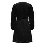 Kaiko Clothing Corduroy Wrap Dress, Black