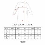 YO ZEN Original Dress, Rising Crane