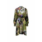 Kaiko Clothing Puff Dress, Olive Anemone