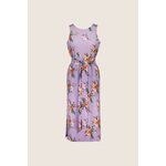 Kaiko Clothing Tank Midi Dress, Lavender Bloom