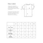 Puuvillatehdas Fiia T-paita, Fuchsia