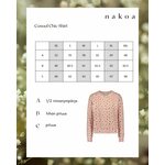 Nakoa Casual Chic Print Shirt, Blushing Blossoms
