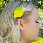 Crazy Granny Designs Lemon - Hairclip