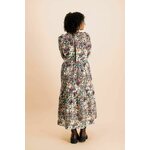 Kaiko Women Tiered Midi Dress, Blooming Forest