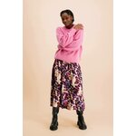 Kaiko Clothing Button Skirt, Purple Moss
