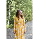 Puuvillatehdas Titta mekko, Fiori Yellow