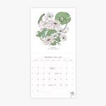 Nuppu Print Company Vellamon puutarha seinäkalenteri 2023