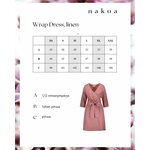 Nakoa Wrap Dress, Old Rose