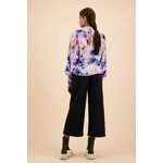 Kaiko Clothing Puff Blouse, Lilac Anemone