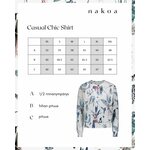 Nakoa Casual Chic Print Shirt, Colibri