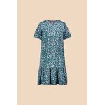 Kaiko Clothing Ruffle T-shirt Dress, Green Safari