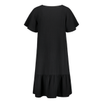 Kaiko Clothing Frill Button Dress, Black