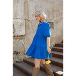 Kaiko Clothing Tiered Mini Dress, Lapis
