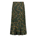 UHANA Ivalo Skirt, Pearl Leopard Green