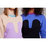 R/H Studio Magic Sweater, Blue / Black / Shiny Pink