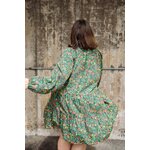 Kaiko Clothing Voluminous Tunic, Green Meadow