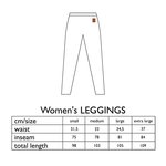 YO ZEN Women's YO ZEN Leggings, Black/Off-White