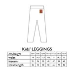 YO ZEN Kids' Totem Leggings, Black/Gold