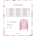 Nakoa Casual Chic Print Shirt, Ballet Of Blossoms