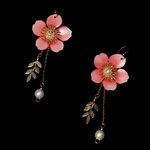 Upcycle with Jing Sakura Spring Drop Earrings
