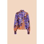 Kaiko Clothing Puff Blouse, Iris