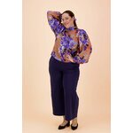 Kaiko Clothing Puff Blouse, Iris