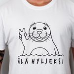 Riva Clothing Älä Hyljeksi T-Paita, Valkoinen
