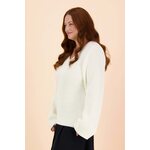 Kaiko Clothing V-neck jumper, Offwhite