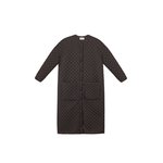 R/H Studio Bobi Long Coat, Black Quilted