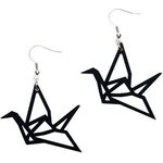 YO ZEN Origami Swan-Mini Earringsw