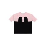 R/H Studio Mickey Square Dress, Baby Pink / Black
