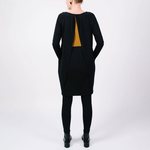 YO ZEN Architect Dress, Black / Millimeter
