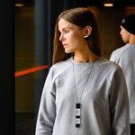YO ZEN Unisex Architect Sweater, Grey Melange