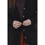 Aarre Edith Knitted Cardigan, Black