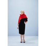 UHANA Frost Scarf, Red, One size