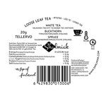 TELLERVO white tea, Buckthorn & Spruce