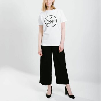 YO ZEN Unisex Original T-paita, Valkoinen