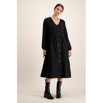 Kaiko Clothing Button Dress, Black