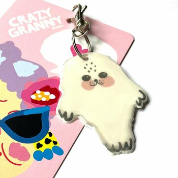Crazy Granny Designs Kuutti the Seal Pup Reflector