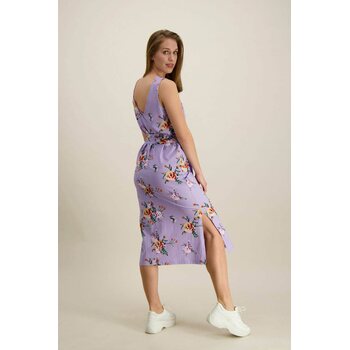 Kaiko Clothing Tank Midi Dress, Lavender Bloom
