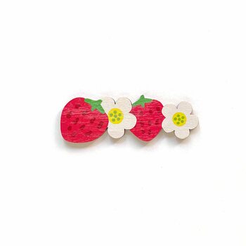 Crazy Granny Designs Strawberries - Hairclip