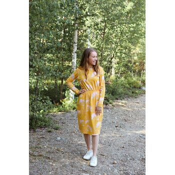 Puuvillatehdas Titta mekko, Fiori Yellow