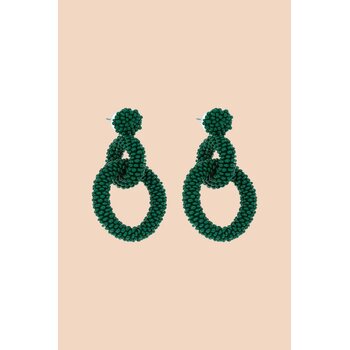 Kaiko Clothing Gia Earrings, Green