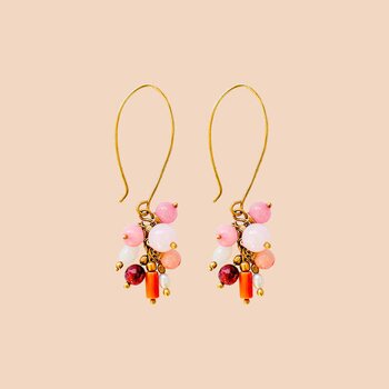 Kaiko Clothing Joy Earrings, Pink