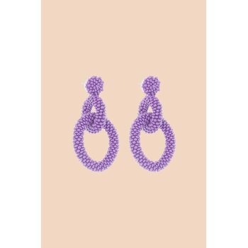 Kaiko Clothing Gia Earrings, Lilac